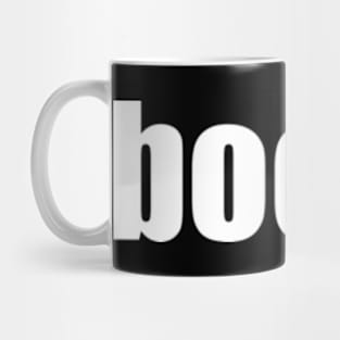 'Boom' Contemporary Design Text Slogan Mug